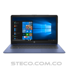 Portátil HP Stream Laptop 14 ax104la Intel Celeron N4000 RAM 4GB eMMC 64GB