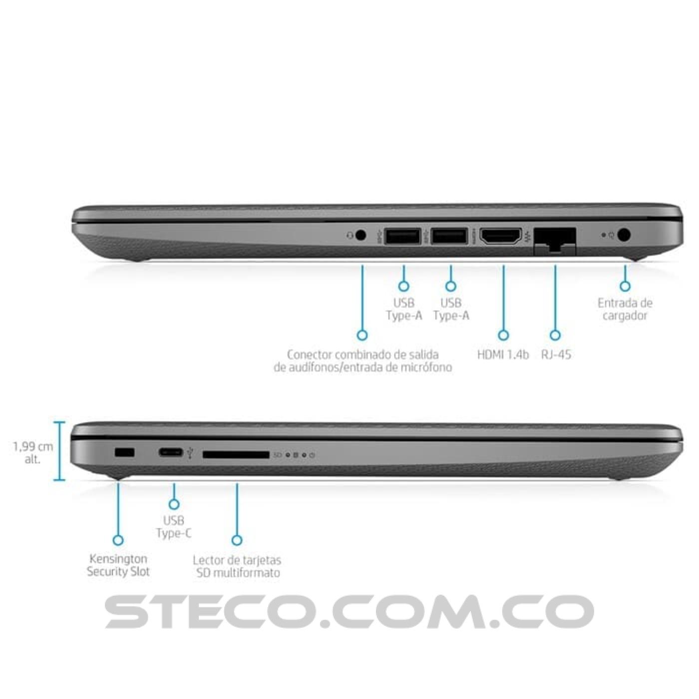 Portátil HP Laptop 14 cf3038la Intel Core i3 1005G1 RAM 8GB HDD 1TB Portátil HP Laptop 14 cf3038la Intel Core i3 1005G1 RAM 8GB HDD 1TB