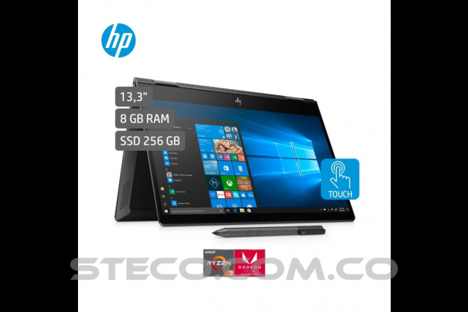 Portátil HP ENVY x360 laptop 13 ar0002la AMD Ryzen 5 3500U RAM 8GB SSD 256GB Portátil HP ENVY x360 laptop 13 ar0002la AMD Ryzen 5 3500U RAM 8GB SSD 256GB