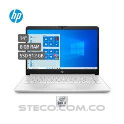 Portátil HP Laptop 14 cf2066la Intel Core i3 10110U RAM 8GB SSD 512GB