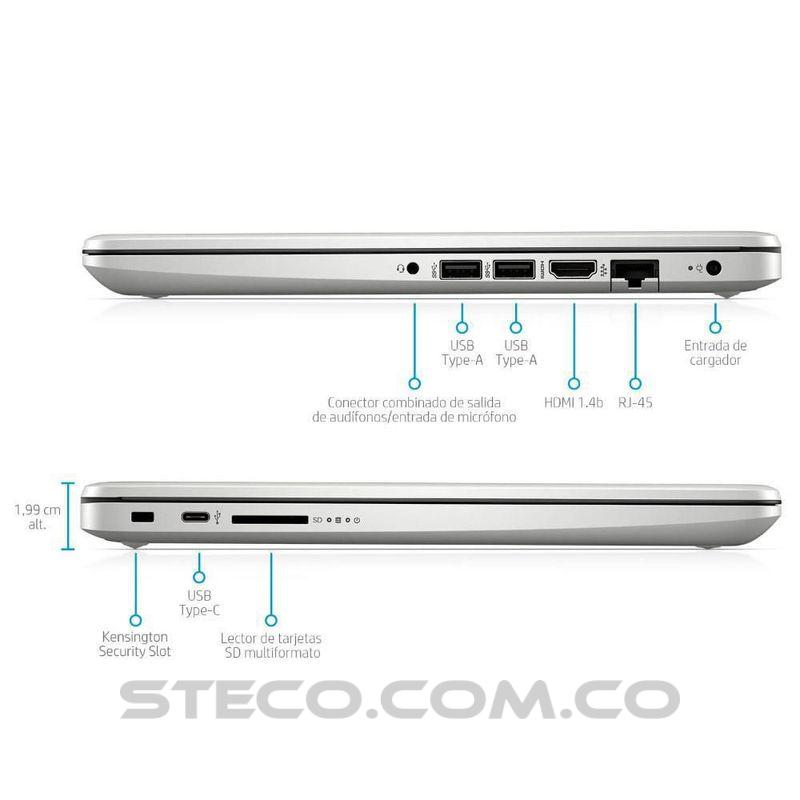 Portátil Hp Laptop 14 cf3050la Intel Core i3 1005G1 RAM 12GB SSD 512GB Portátil Hp Laptop 14 cf3050la Intel Core i3 1005G1 RAM 12GB SSD 512GB