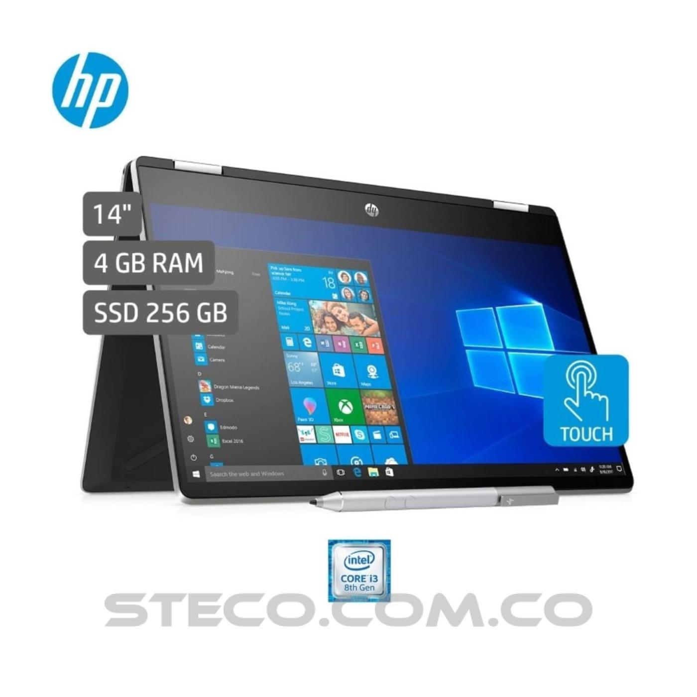 Portátil Hp Laptop 14 dh0011la Intel Core i3 8145U RAM 4GB SSD 256GB Portátil Hp Laptop 14 dh0011la Intel Core i3 8145U RAM 4GB SSD 256GB