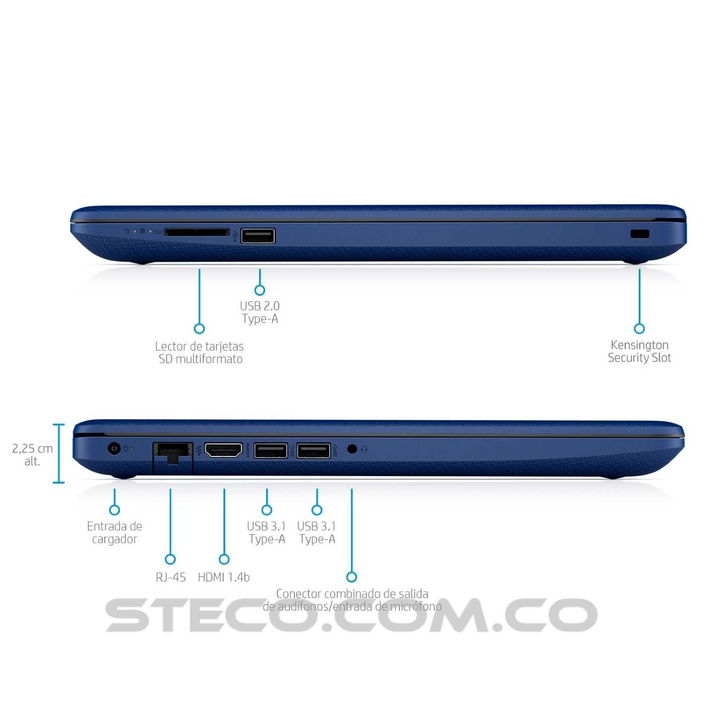 Portátil HP Laptop 15 da1095la Intel Pentium Gold 5405U RAM 8GB HDD 1TB Portátil HP Laptop 15 da1095la Intel Pentium Gold 5405U RAM 8GB HDD 1TB