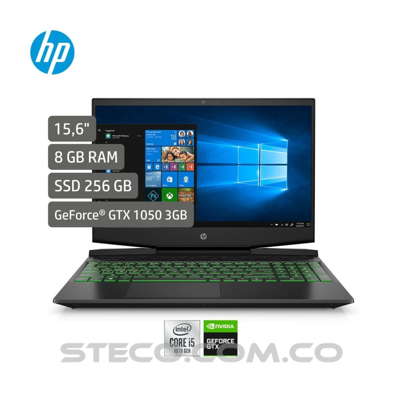 Portátil HP Gaming Laptop 15 dk1026la Intel Core i5 10300H RAM 8GB SSD 256GB Portátil HP Gaming Laptop 15 dk1026la Intel Core i5 10300H RAM 8GB SSD 256GB
