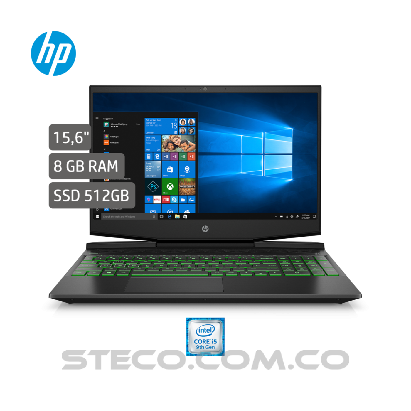 Portátil HP Gaming Laptop 15 dk0002la Intel Core i5 9300H RAM 8GB SSD M.2 de 512GB Portátil HP Gaming Laptop 15 dk0002la Intel Core i5 9300H RAM 8GB SSD M.2 de 512GB
