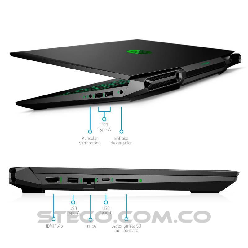 Portátil HP Gaming Laptop 15 dk1024la Intel Core i5-10300H RAM 8GB SSD M.2 de 256GB Portátil HP Gaming Laptop 15 dk1024la Intel Core i5-10300H RAM 8GB SSD M.2 de 256GB