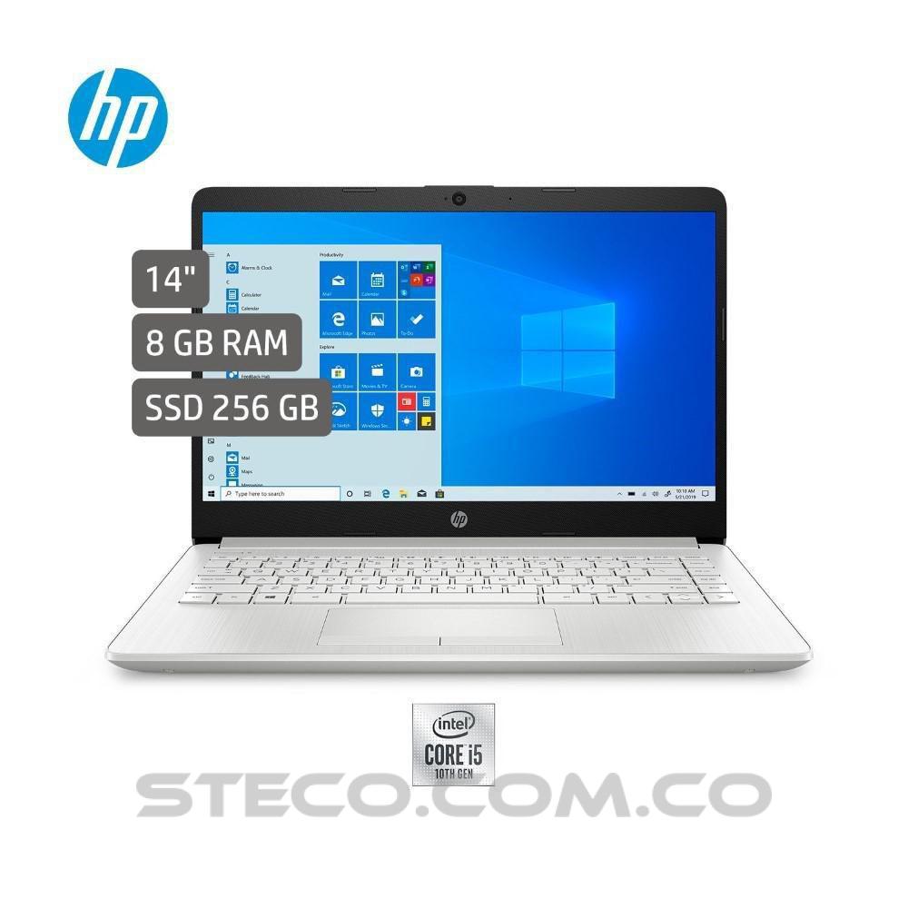 Portátil HP Laptop 14 cf2074la Intel Core i5-10210U RAM 8GB SSD M.2 de 256GB Portátil HP Laptop 14 cf2074la Intel Core i5-10210U RAM 8GB SSD M.2 de 256GB