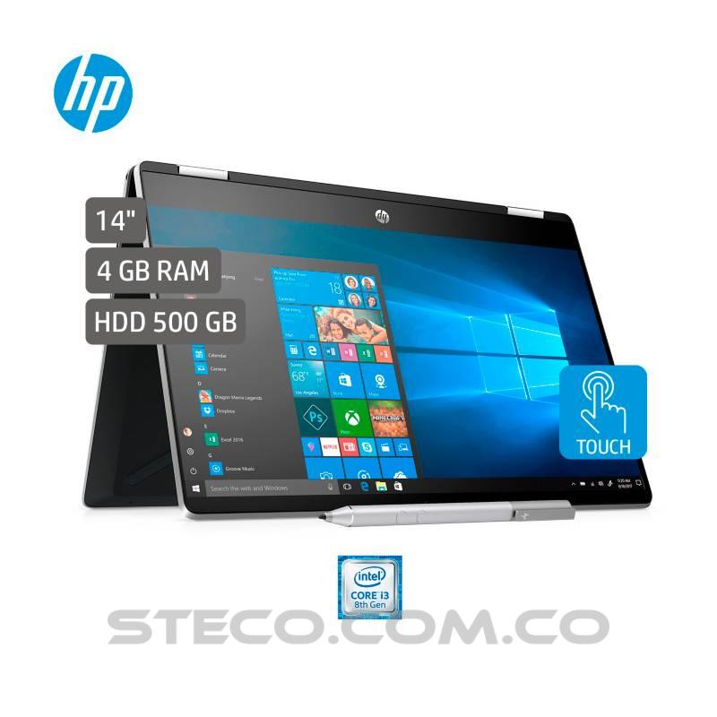 Portátil HP Laptop x360 14 dh0023la Intel Core i3 8145U RAM 4GB HDD 500GB Portátil HP Laptop x360 14 dh0023la Intel Core i3 8145U RAM 4GB HDD 500GB