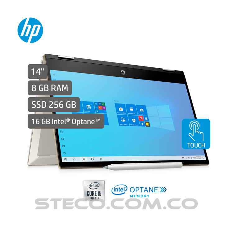 Portátil Hp Laptop x360 14 dw0001la Intel Core i5 1035G1 RAM 8GB SSD 256GB Portátil Hp Laptop x360 14 dw0001la Intel Core i5 1035G1 RAM 8GB SSD 256GB