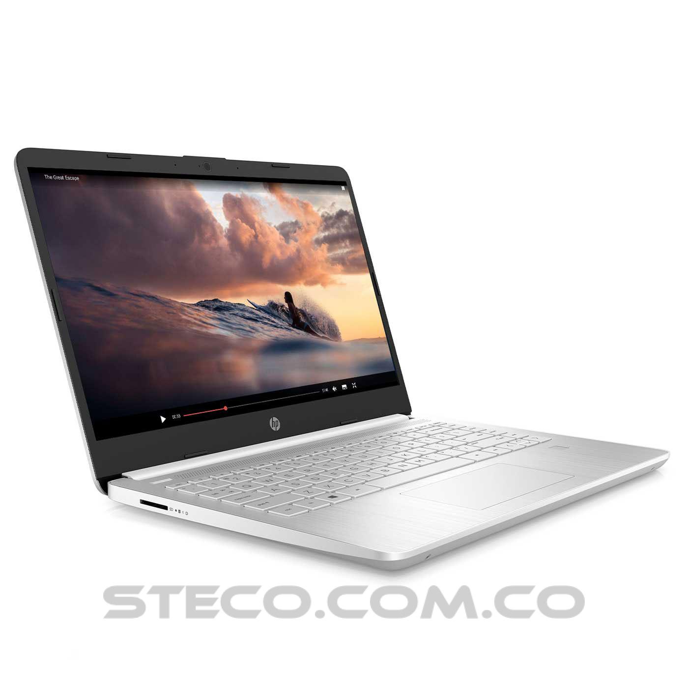 Portátil HP Laptop 14 dq1005la Intel Core i7-1065G7 RAM 8GB SSD M.2 de 256GB