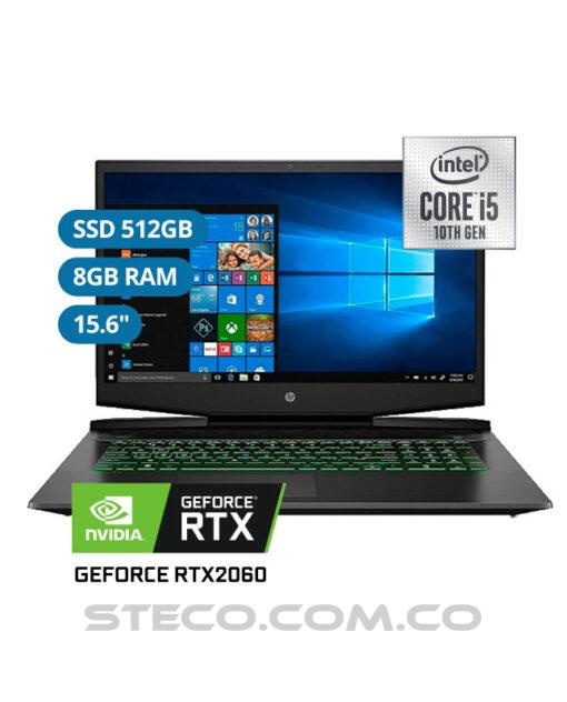 Portátil HP Gaming Laptop 15 dk1040la Intel Core i5 10300H RAM 8GB SSD M.2 512GB