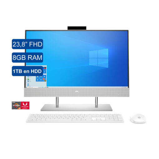 Desktop HP All in One 24 dp0001la AMD Ryzen 5 4500U RAM 8GB HDD 1TB