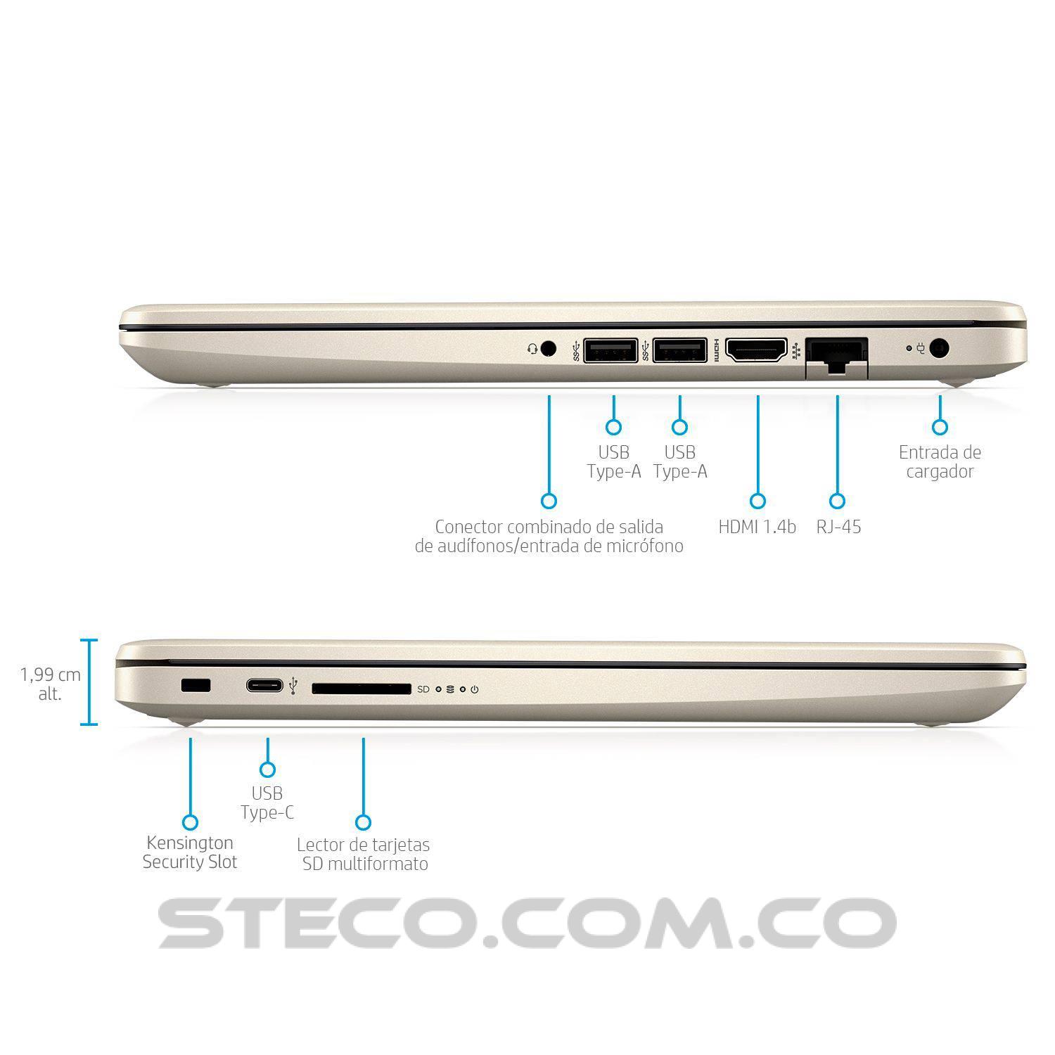 Portátil HP Laptop 14 dk1002la AMD Athlon Silver 3050U RAM 8GB SSD M.2 256GB Portátil HP Laptop 14 dk1002la AMD Athlon Silver 3050U RAM 8GB SSD M.2 256GB