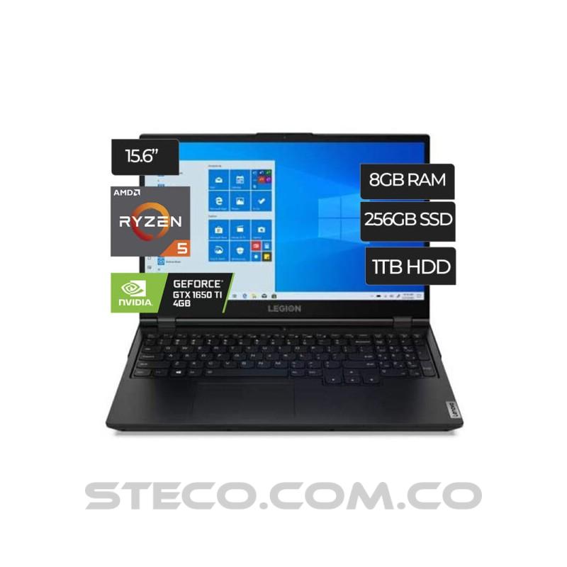 Portátil LENOVO LEGION Laptop 5 15ARH05 AMD Ryzen 5 4600H RAM 16GB HDD 1TB Portátil LENOVO LEGION Laptop 5 15ARH05 AMD Ryzen 5 4600H RAM 16GB HDD 1TB