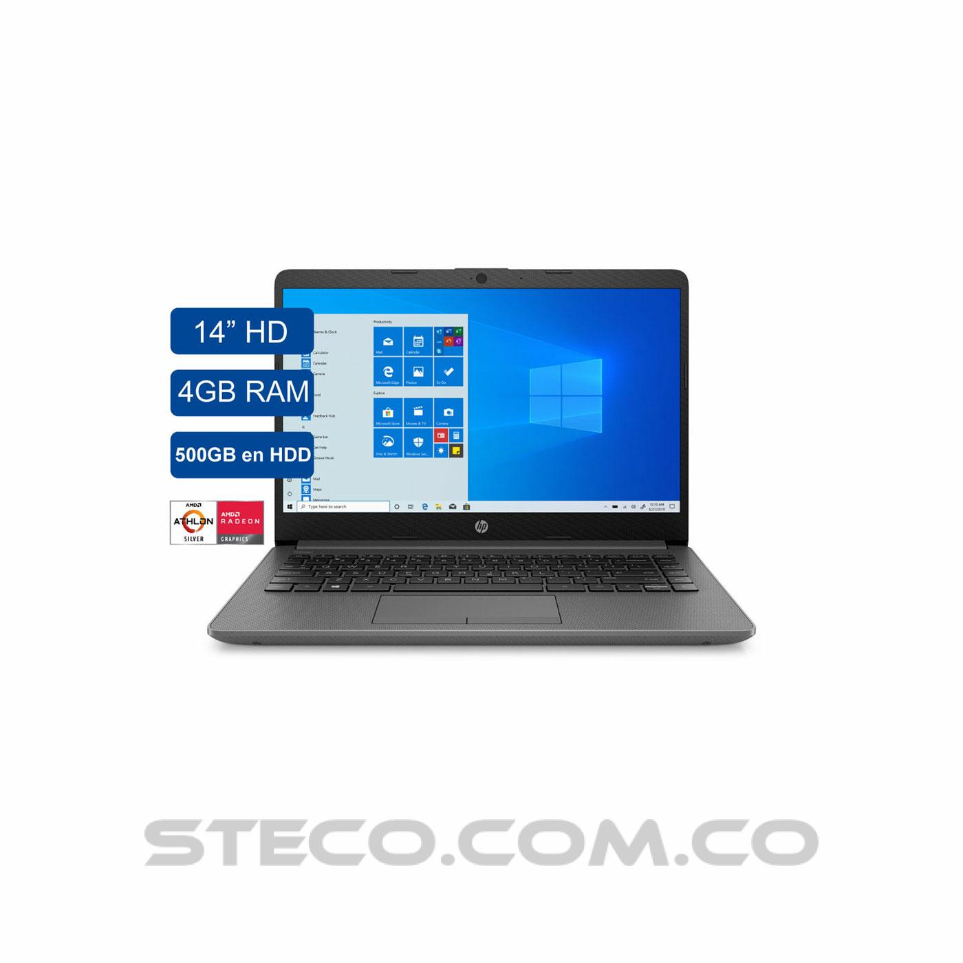 Portátil HP Laptop 14 dk1013la AMD Athlon Silver 3050U RAM 4GB HDD 500GB Portátil HP Laptop 14 dk1013la AMD Athlon Silver 3050U RAM 4GB HDD 500GB