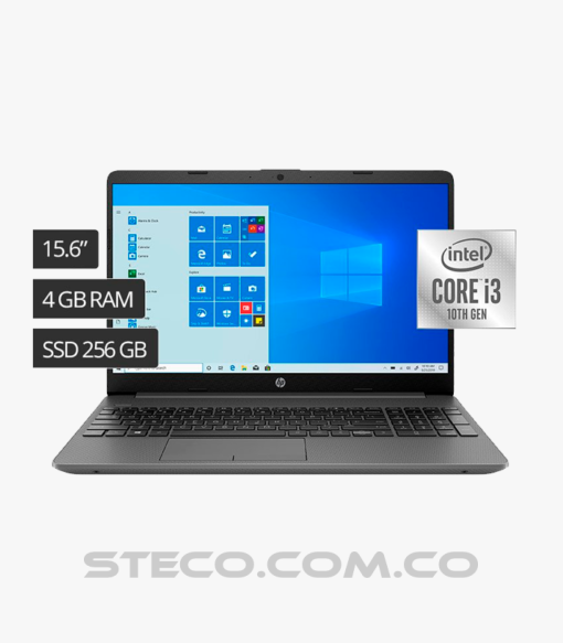 Portátil HP Laptop 15 dw1085la Intel Core i3 10110U RAM 4GB SSD M.2 256GB Portátil HP Laptop 15 dw1085la Intel Core i3 10110U RAM 4GB SSD M.2 256GB